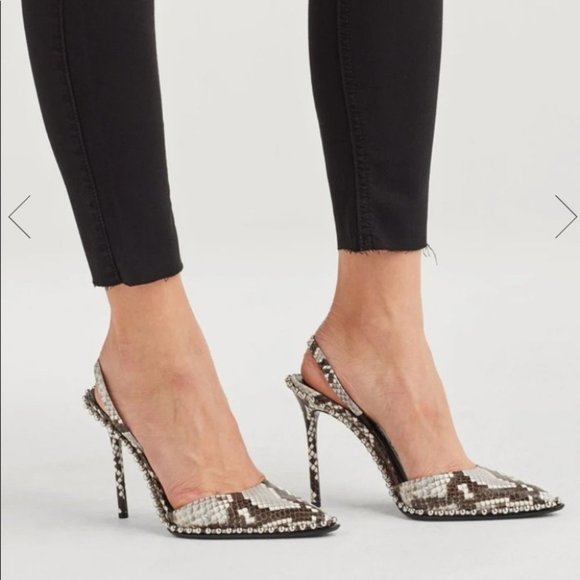 7  for all Mankind B(air) Denim The Ankle Skinny Jeans Black Raw Hem Size‎ 24 - Picture 5 of 12